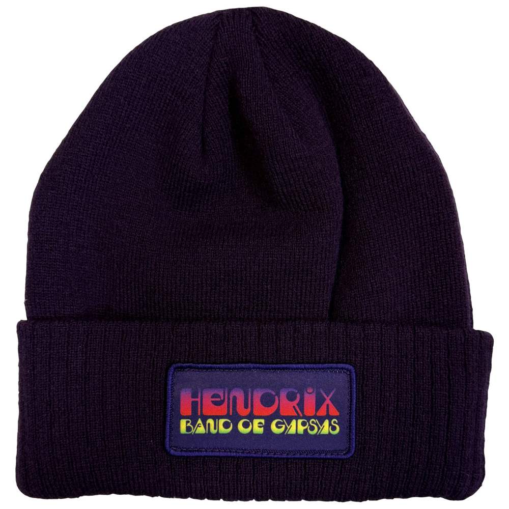 Jimi Hendrix - Band Of Gypsys Mütze Beanie - Lila